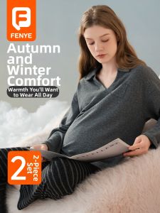 FENYE | Thickened Maternity Nursing Sleepwear Home Suit