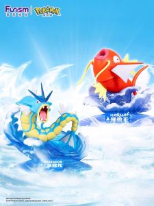 Pokemon Gyarados Collectible Figurine Small Size Anime Desktop Decoration Birthday Gift Blind Box Toy Handmade Craft