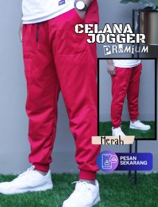 CELANA PRIA WANITA JOGGER PANJANG POLOS SWEATPANTS TRAINING DEWASA JUMBO SIZE M-XXL JOGER OLAHRAGA GYM LARI SENAM BAHAN LOTTO PREMIUM