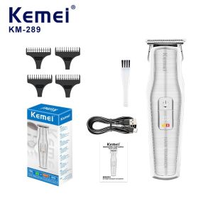 Kemei professional cordless hair clipper low noise mens electric hair clipper graduation gift hair trimmer KM-289
