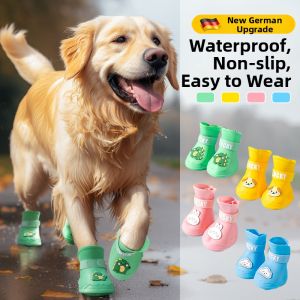 MIVOFIVO | Non-slip Waterproof Pet Dog Shoes for Large and Medium Dogs