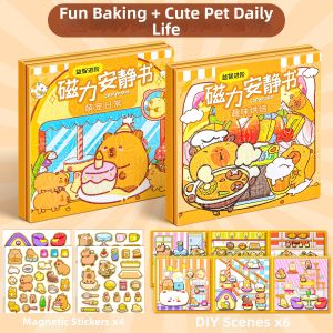 TANGJIUGONG | Magnetic Quiet Book Magnetic Adhesive Children Stickers