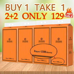 Hanging Wall Tissue 1280 Sheets Tissue Wall Mounted Tissue Orange Pack Large Size Paper Super Tough Soft Smooth Facial Tissue