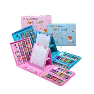 Crayon Anak Set 150 dan 208 Pcs Pensil Warna Alat Lukis Set Crayon Set