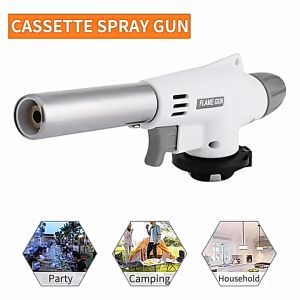 Lighter Kitchen Barbecue Fire Starter Torch Burner for Cooking Heating Desserts Camping BBQ 气罐喷火枪头
