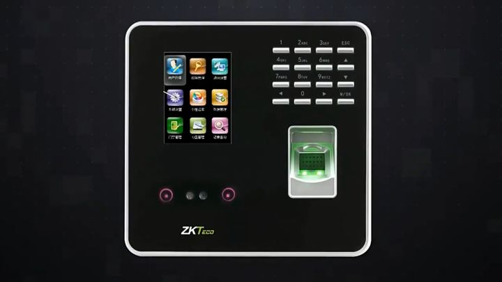 ZKTeco Office Biometric Face Fingerprint Time Card Attendance Machine ...