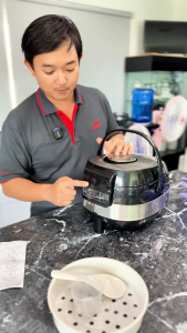 Misushita หม้อหุงข้าวคอมพิวเตอร์ หม้อข้าว หม้อหุงข้าว หม้อ (มีซึ้ง) (เคลือบ) กระจายความร้อนทั่วถึง ความจุ 1.8L 850W รับประกัน 3 ปี