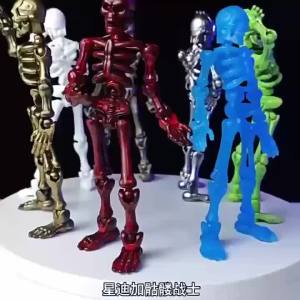 6 Mô Hình Nhân Vật Thần Chết Khớp Nối Đa Chức Năng Biến Hình Robot Trang Trí Halloween Cho Mô Hình Người