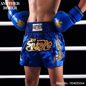 Thai Boxing Shorts Men Women Child Muay Thai Pants White Classic Thailand Fight Muay Thay Kickboxing Shorts Gym BJJ MMA Clothing