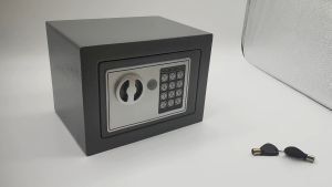 COD TaffGUARD Kotak Brankas Hotel Mini Password Deposit Box 4.6L 17E / Kotak brankas uang besar mas kunci krisbow sandi dinding kayu / kotak penyimpanan barang berharga bahan baja murah kecil besar duit besi gembok kode amal plastik