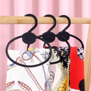 【Free Shipping】Scarf Hanger Hood Oval Hijab Layer Bawal Shawl Tie Scarf Hanger Organizer Shawl Adult Clothes Organization Rack