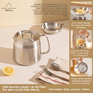 MODERN SWEETHOME | Household Small 304 Stainless Steel Frying Pot