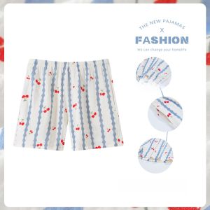 miiow | Pure Cotton Breathable Lightweight Short Sleep Pants Loose Fit Home Wear For Women Summer Comfortable Soft Large Size Shorts