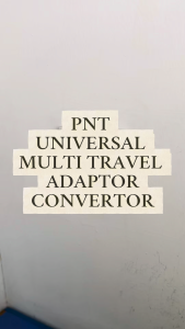 PNT Universal Multi Travel Adaptor Converter for Overseas (Australia Thailand Taiwan China USA)with UK 3 pin Plug