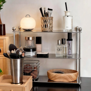 YASISHA | Italian Minimalist Stainless Steel Storage Rack
