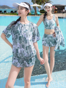 Barbie | Flattering and Slimming Women and Girls Three-Piece Bikini Set