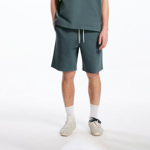 SEASON HIGH | Fall Fashion Loose Fit Drawstring Waist Embroidered Pattern Shorts