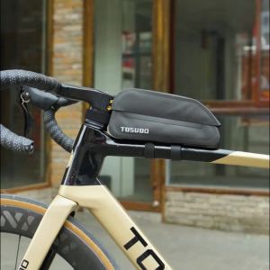 TOSUOD Bicycle Top Tube Bag Waterproof Magnetic Bag Front Frame 1.5L Portable MTB Road Bike Cycling Accessories