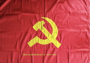 Lá cờ đuôi cá cờ đuôi nheo búa liềm dài 25m rộng 07m vải phi bóng