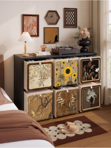 กล่องเก็บของแบบเก่าสไตล์ย้อนยุคขนาดใหญ่สำหรับใช้ในบ้าน กล่องเก็บเสื้อผ้าในห้องนั่งเล่น กล่องเก็บของแบบมีช่องจัดระเบียบ