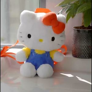 TOPTOY HelloKitty Plush Backpack Cute Girl Gift