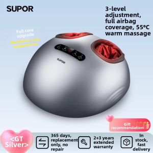 Supor | Supor Automatic Sole Foot Massager Meridian Unblocking Device Home Foot Therapy Machine Rolling Wheel Airbag Heat Therapy
