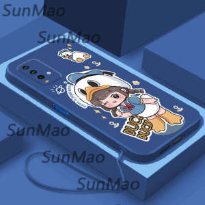 For Redmi 9T Phone Case Cartoon Girl Cover CHA30