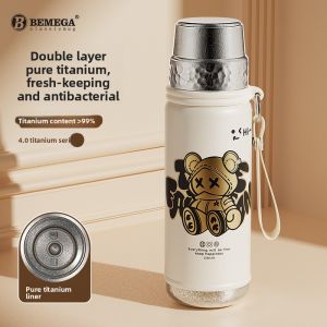 Bemega | Bình Giữ Nhiệt Titanium Nguyên Chất Dung Tích Lớn