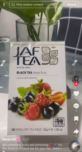 [Imported] JAF TEA Black Tea Forest Fruit 20s - Premium Sri Lankan Tea - Fruity & Aromatic