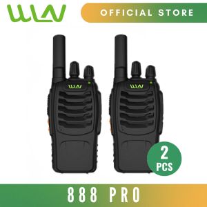 WLN 888pro 5W 16 Channel UHF 400-470MHz Two-Way Walkie Talkie Radio- SET OF 2