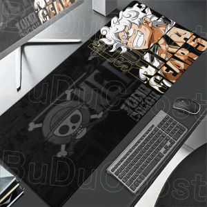 Bandai | One Piece Luffy Speed Black Mouse Mat Laptop Table Decoration Carpet XL HD Print Gaming Anime Keyboard Pad Pc Office Accessories