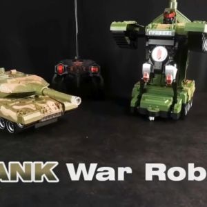RC Tank Robot Transformer Mainan Anak Mobil Remote Control