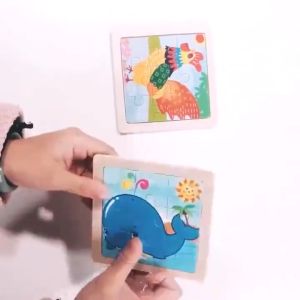 Puzzle Kayu Mainan Edukasi Anak 3D Hewan Murah Jigsaw