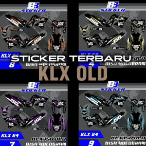 Striping KLX Lama Stiker KLX OLD KLX 150 SPAKBOR BELAKANG PENDEK  KLX 64 SUPERMOTO