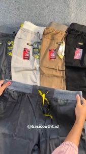 Celana Kolor Chinos Pria Jumbo [27-44] Dewasa Bahan Stretch Premium RPD03C