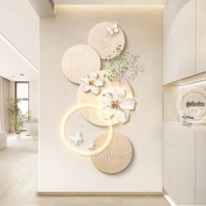 RUIBAHAO | Cream Style Entryway Decorative Painting Foyer Wall Art