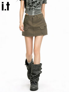 FINGERCROXX | High Waist Slim Fit Anti-Flashing A-line Skirt