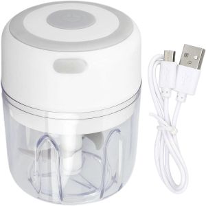 พร้อมส่ง/ Ht 168 Shop / ที่บดกระเทียมไฟฟ้า เครื่องบดสับอาหาร แบบชาร์จแถมสายUSB ปั่นกระเทียมไร้สาย เครื่องปั่นอเนกประสงค์