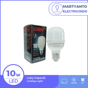 Lampu LED Luby Capsule 10 Watt Warna Putih