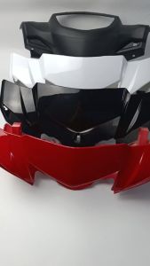 Bộ 2 món ốp đầu + gáy đen cho xe Sirius Hello đầy đủ Phanh Cơ  Phanh Đĩa