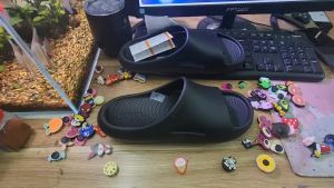 Dép lê cross Melow Slide Chính Hãng MÀU ĐEN ĐÚC LIỀN KHỐI CHO CẢ NAM NỮ