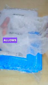 IRONskin Disposable Mob Cap 100 Pieces/Bag Non Woven Hair Net Clip Cap White Blue 19 21