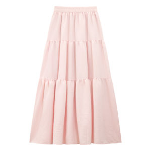 Chic Korean Style Summer 2026 New Accordion Pleat Sleeveless Womens Dress Half Skirt Holiday Style Two-Piece Set Fashionable Ensemble