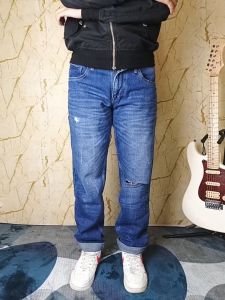 Celana Panjang Jeans Pria Dewasa Keren Sobek Bahan Melar & Premium Lexis Denim LEX01S