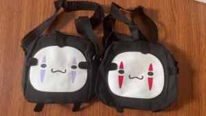 Anime Không Mặt Người Túi Đeo Ngang Kawaii Nhật Bản Cosplay Ví Dành Cho Học Sinh Quà Tặng Sinh Nhật Polyester Túi Đeo Trước Ngực
