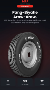 MRF AUTOMILER 4.00-08 6PR 4.00-10 6PR WITH TUBE