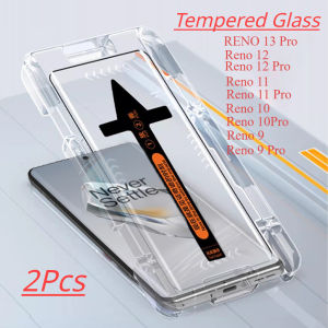 2Pcs For OPPO RENO 13 Pro Screen Protector RENO 12 11 10 9 Pro+ Tempered Glass With Utomatic Installer Tool