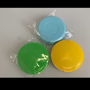 กล่องเก็บรีเทนเนอร์พร้อมกระจก กล่องใส่ฟันปลอม แบบพกพา