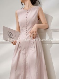 PlumJan | Đầm A-line Không Tay Gọn Eo
