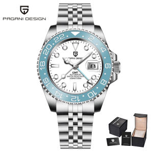 Pagani Design | Pagani Design Mens Automatic Watch Luxury Sapphire Glass GMT Stainless Steel Mechanical Watch Top Brand Sports Mens Watch